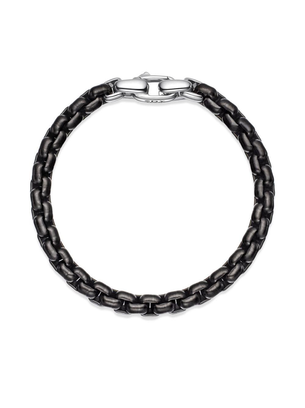 sterling silver Box Chain bracelet (7.3mm) Product Image