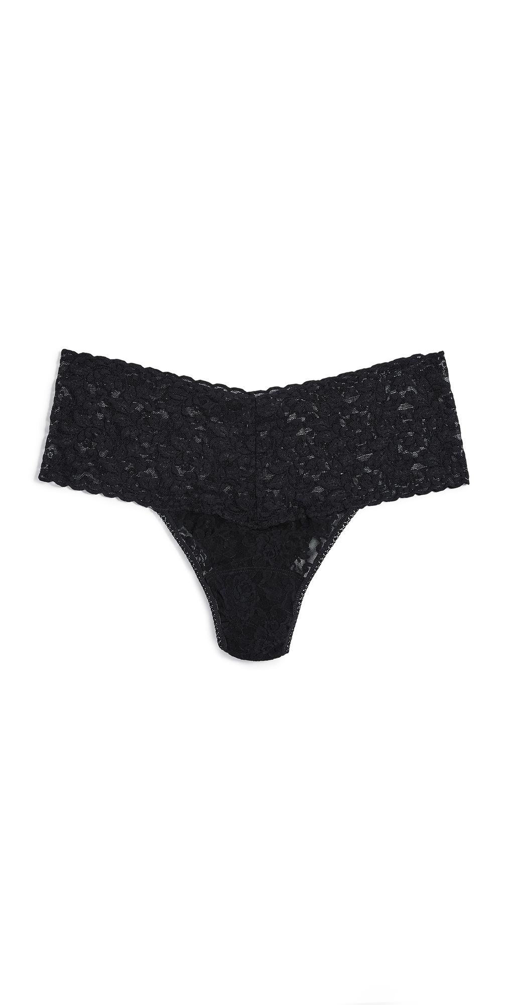 Hanky Panky Extended Size Retro Lace Thong Product Image