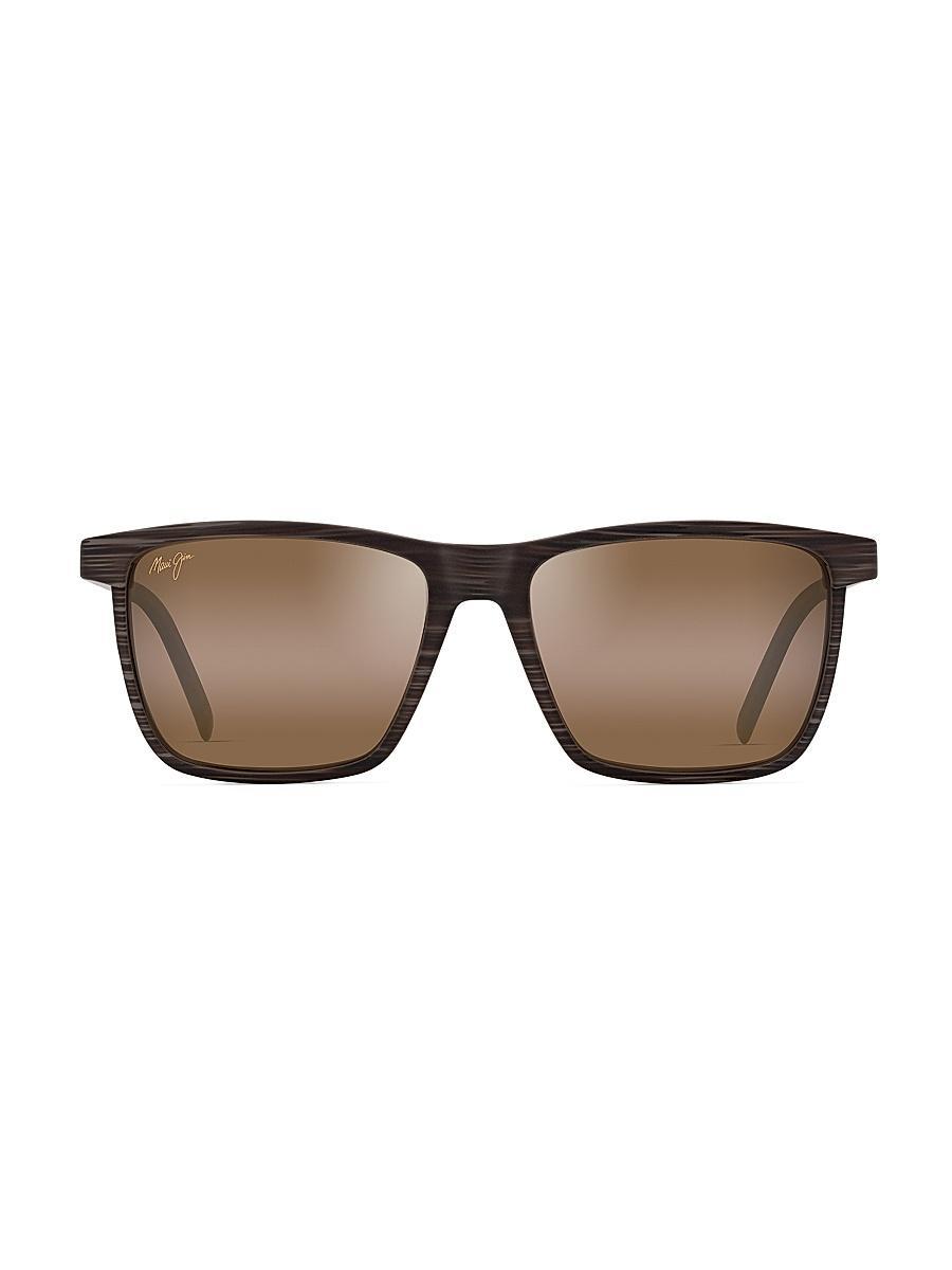 Mens One Way 55MM Square Sunglasses Product Image