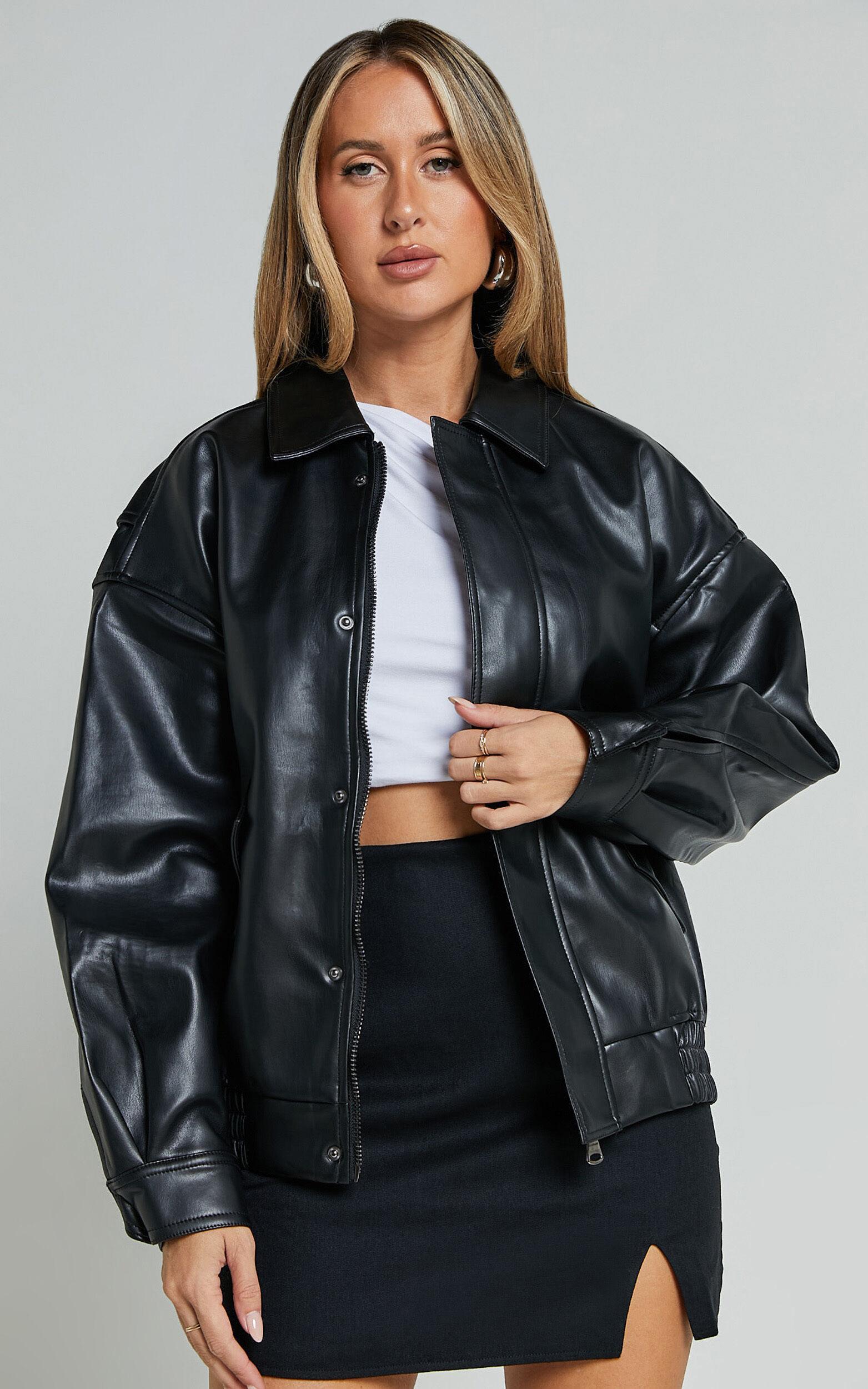 Lioness - Kenny Bomber Jacket in Jet Black Product Image