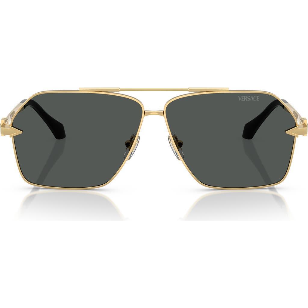 Mens GV One 57MM Pilot Sunglasses Product Image