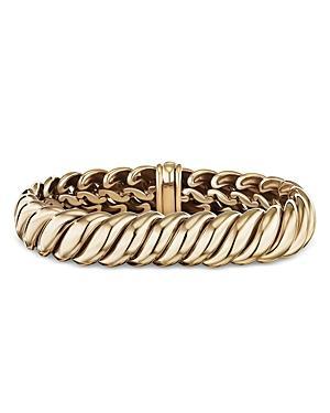 David Yurman Sculpted Cable Bracelet in 18K Yellow Gold Product Image