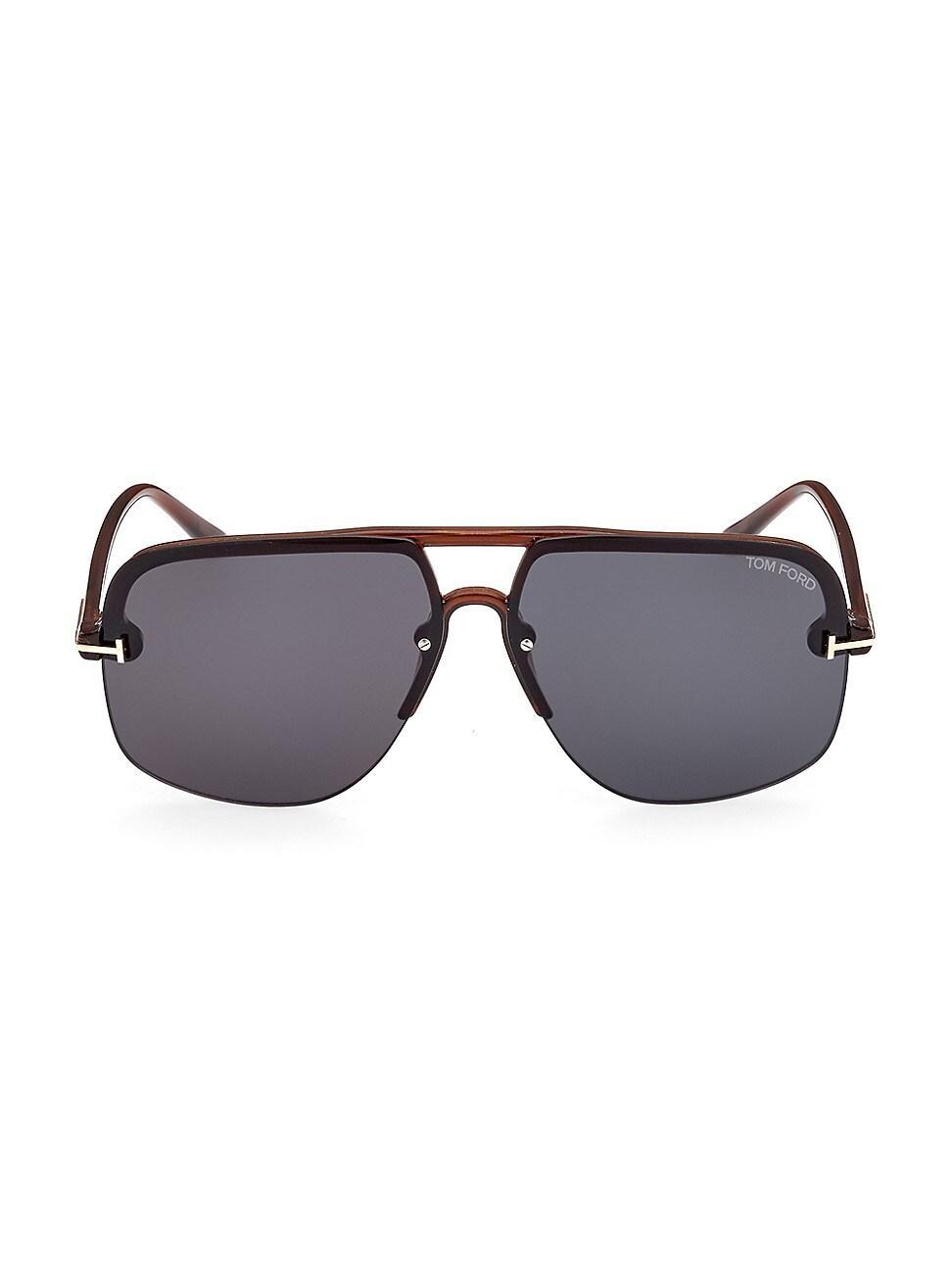 Mens 63MM Square Sunglasses Product Image