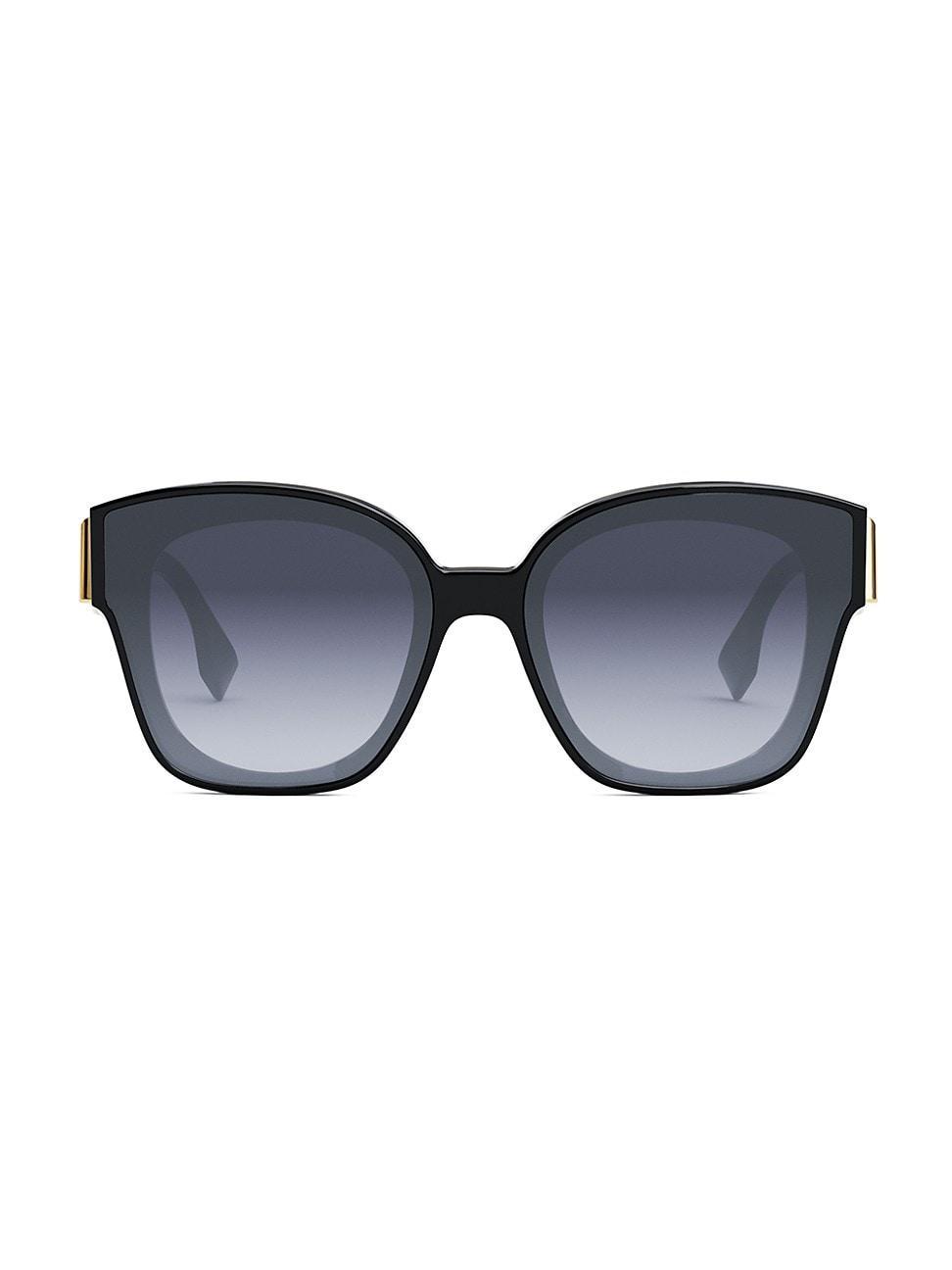 Oversized F Logo Acetate Cat-Eye Sunglasses Product Image