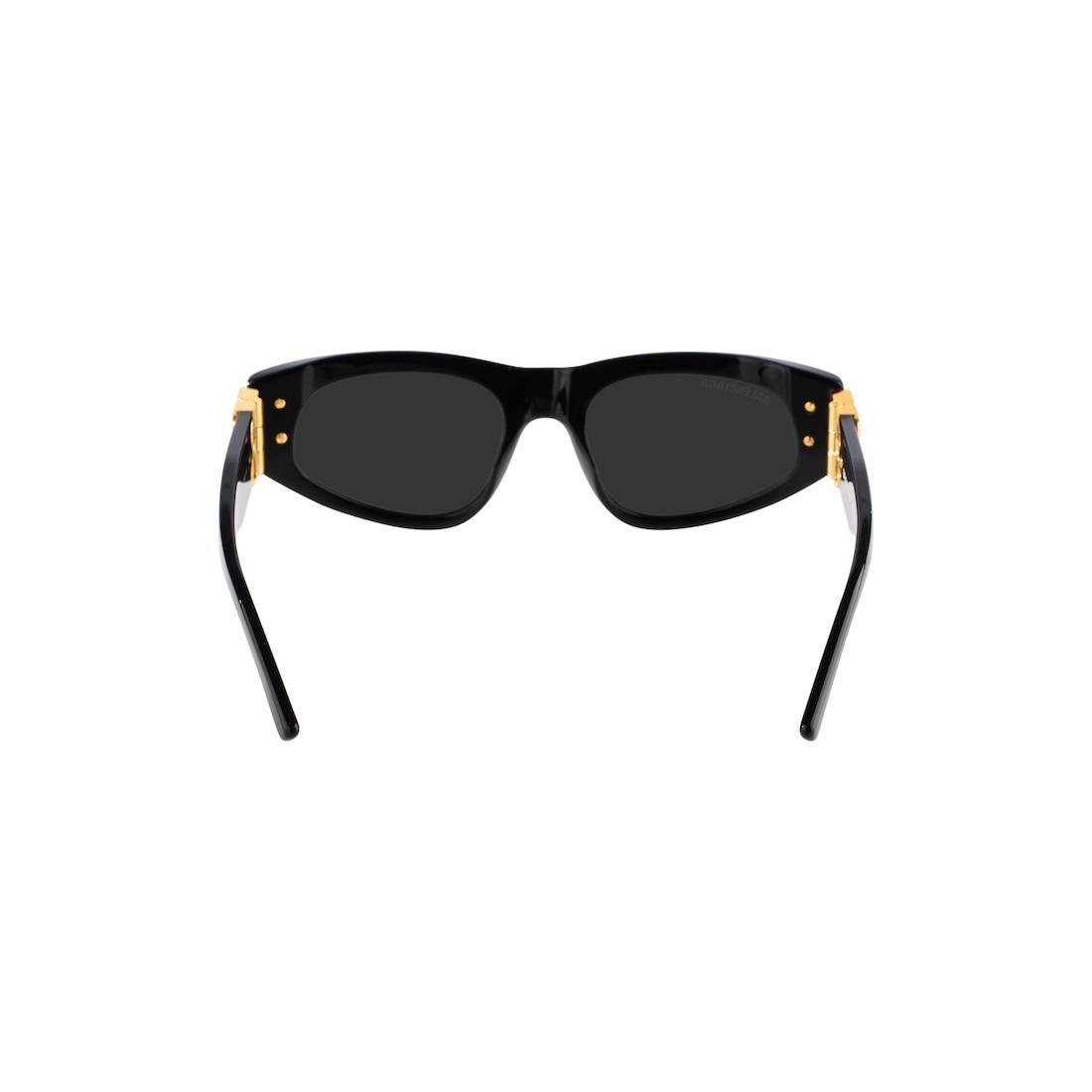 Dynasty D-frame Sunglasses in Black Product Image