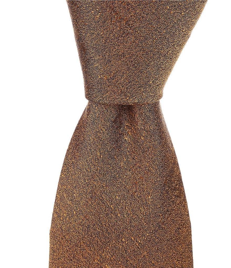 Roundtree & Yorke Solid Nonsolid 2 3/4#double; Woven Silk Tie Product Image