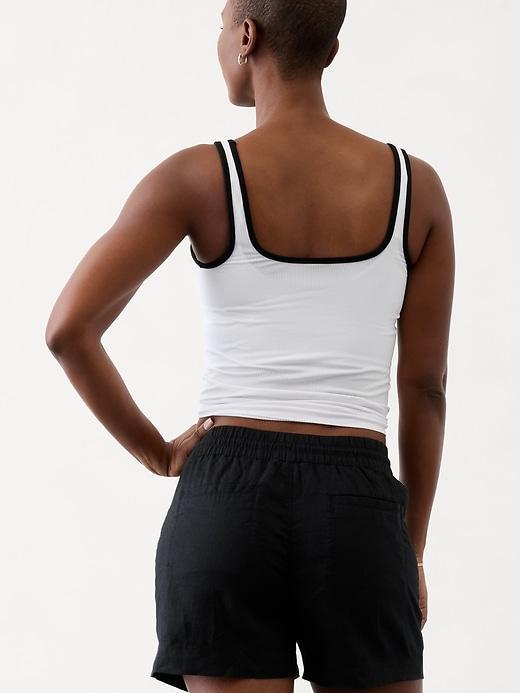 Retreat Linen Mid Rise Short Product Image