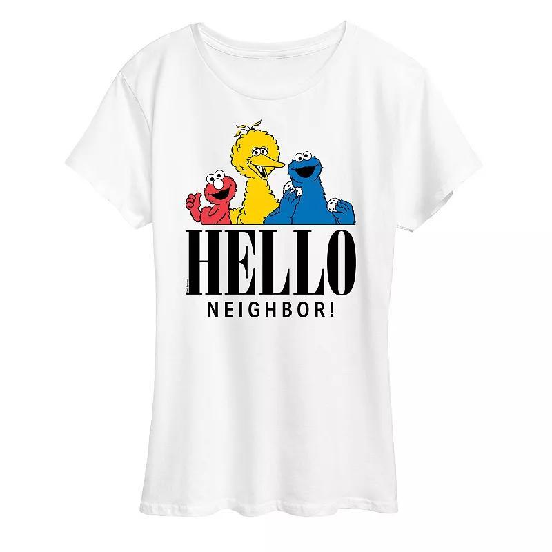 Womens Sesame Street Howdy Graphic Tee, Girls Product Image