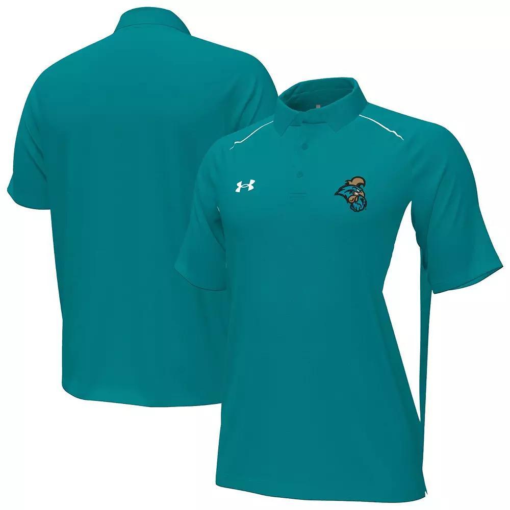 Men's Under Armour  Red Wisconsin Badgers Title Performance Polo, Size: XXL Product Image