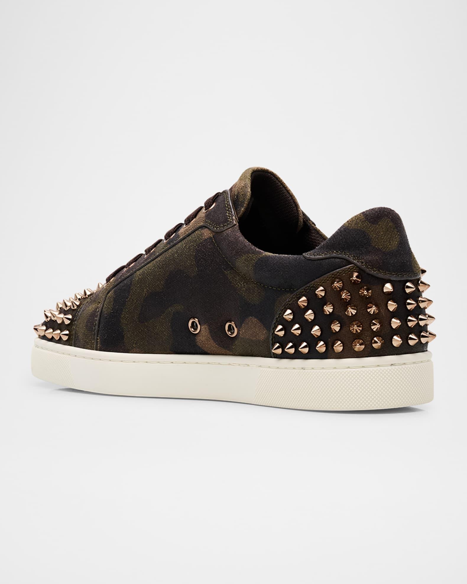 Men's Seavaste 2 Camouflage Reversed Leather Low-Top Sneakers Product Image