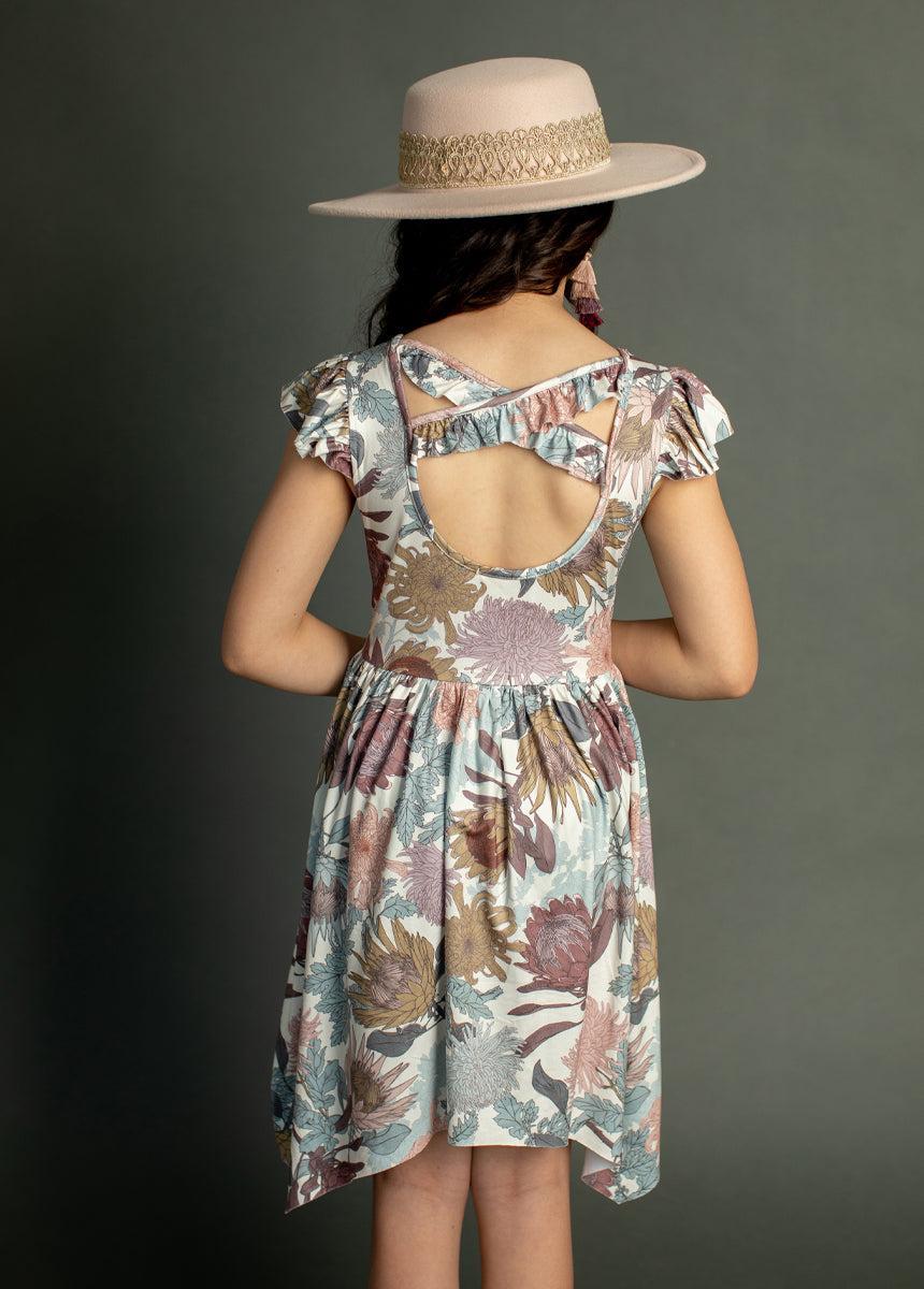 Eliza Boot in Neutral Green Girls Product Image