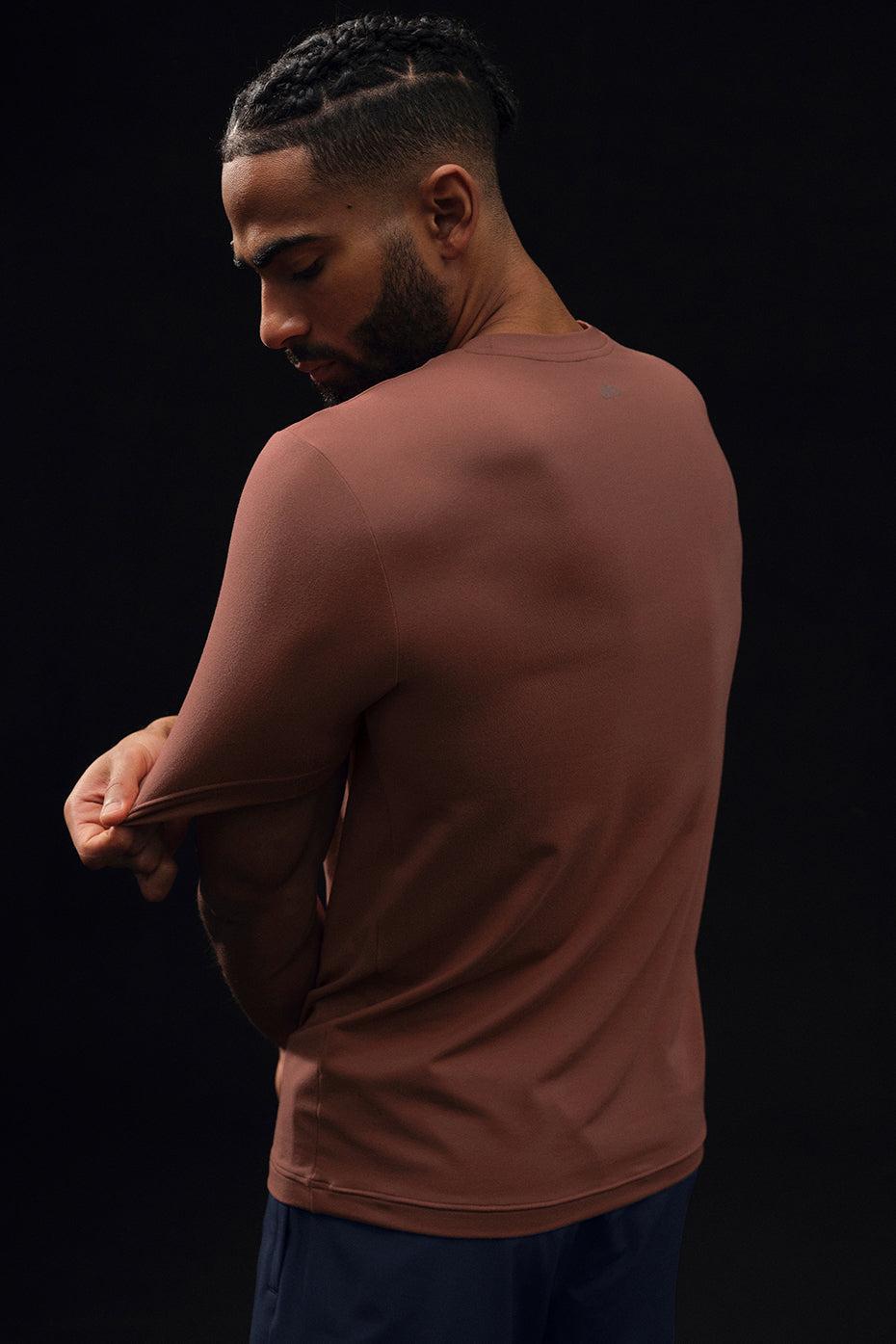 Conquer Reform Crewneck Short Sleeve - Chestnut Product Image