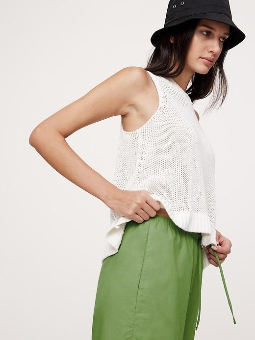 Cotton Poplin Pull-On Pant Product Image