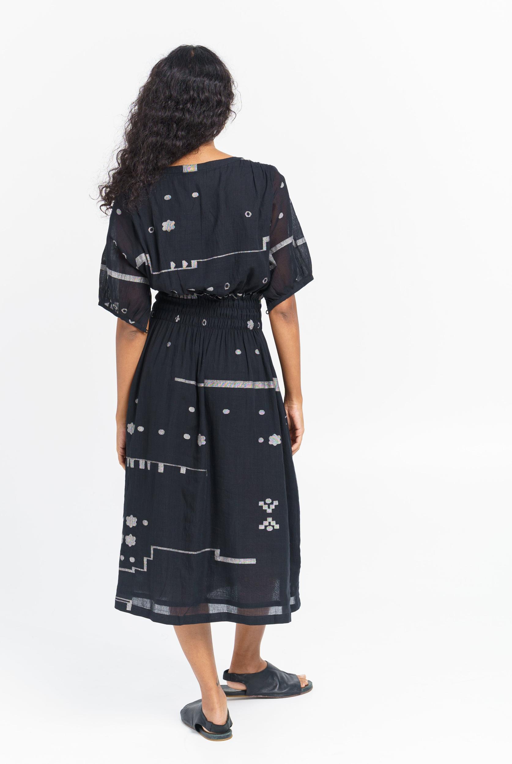 Elasticated waist midi dress Product Image