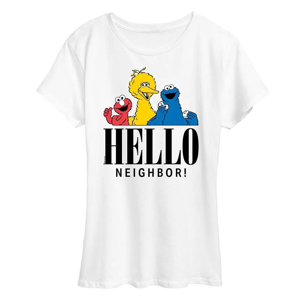 Womens Sesame Street Howdy Graphic Tee, Girls Product Image
