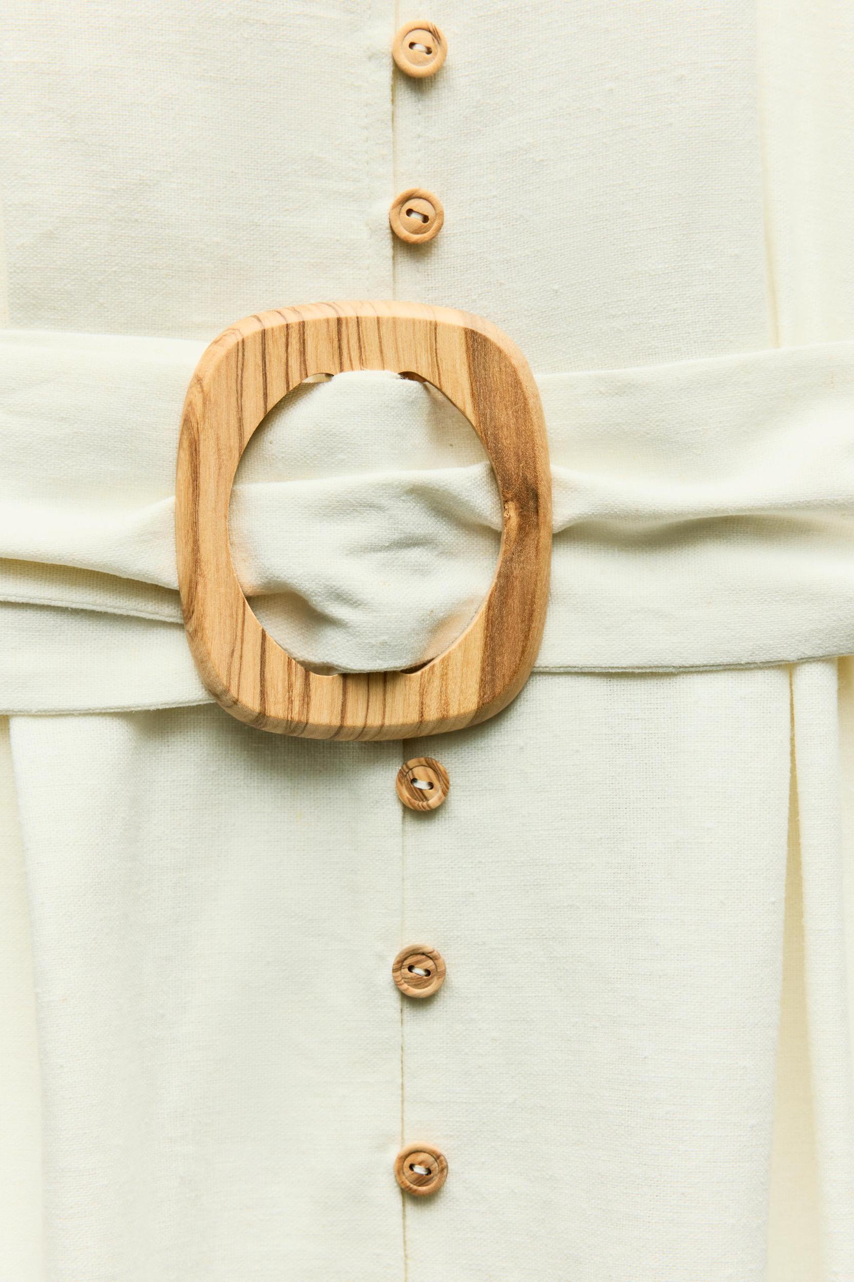 GRECIAN PRINT SHIRT DRESS Product Image
