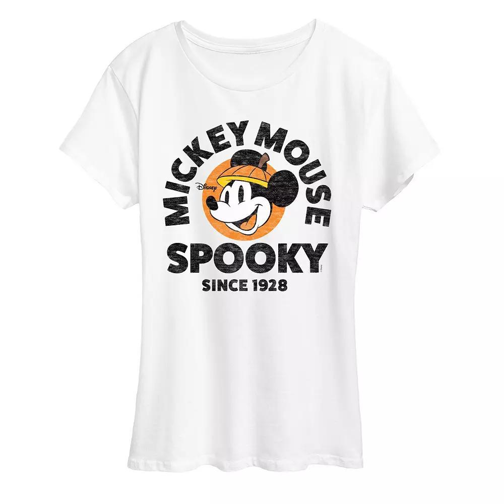 Disney's iMickey Mouse Women's Spooky Since 1928 Graphic Tee, Size: Large, White Product Image