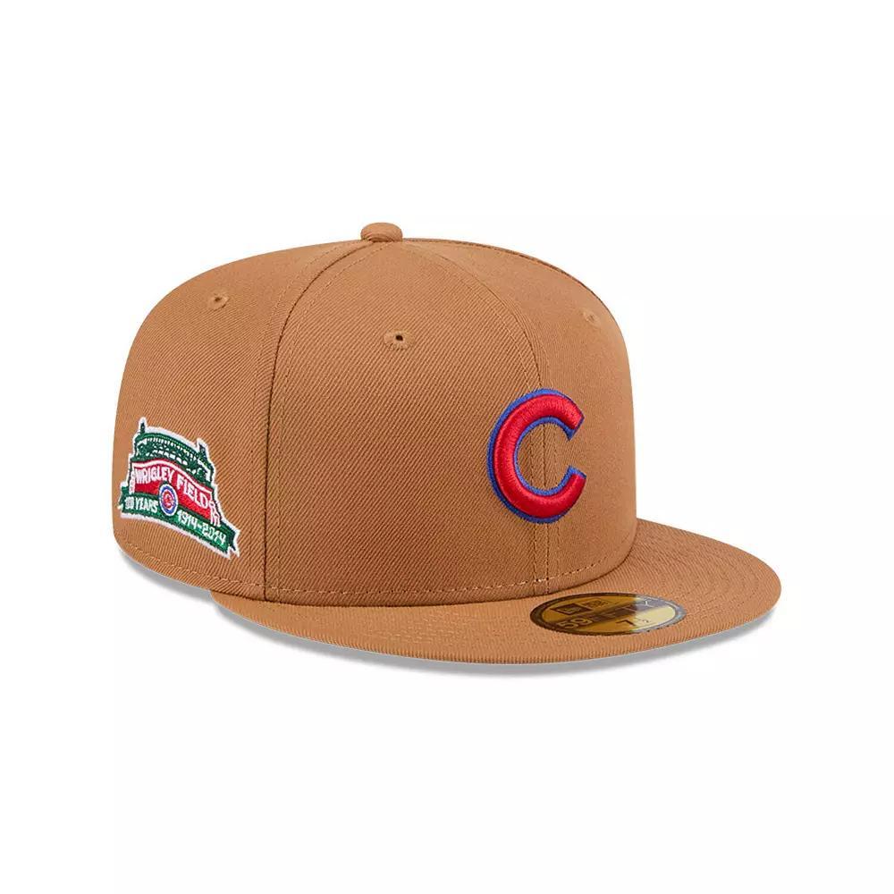 Men's New Era Brown Chicago Cubs Color Pack 59FIFTY Fitted Hat, Size: 7 Product Image