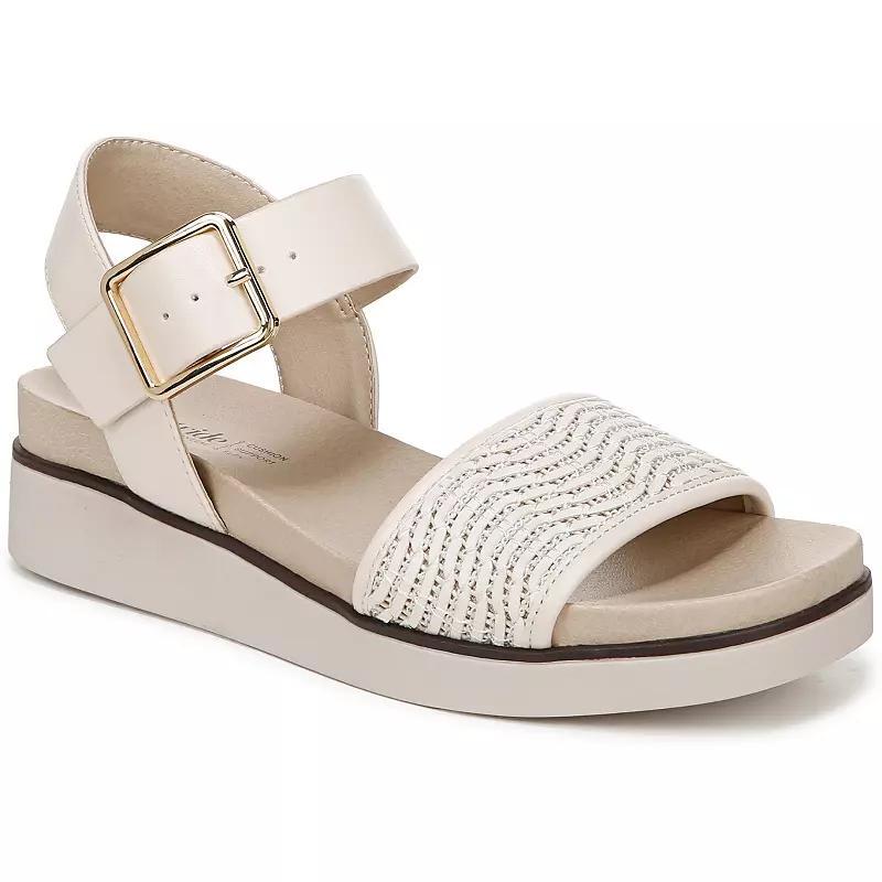 LifeStride Gillian2 Womens Platform Sandals Ivory Product Image
