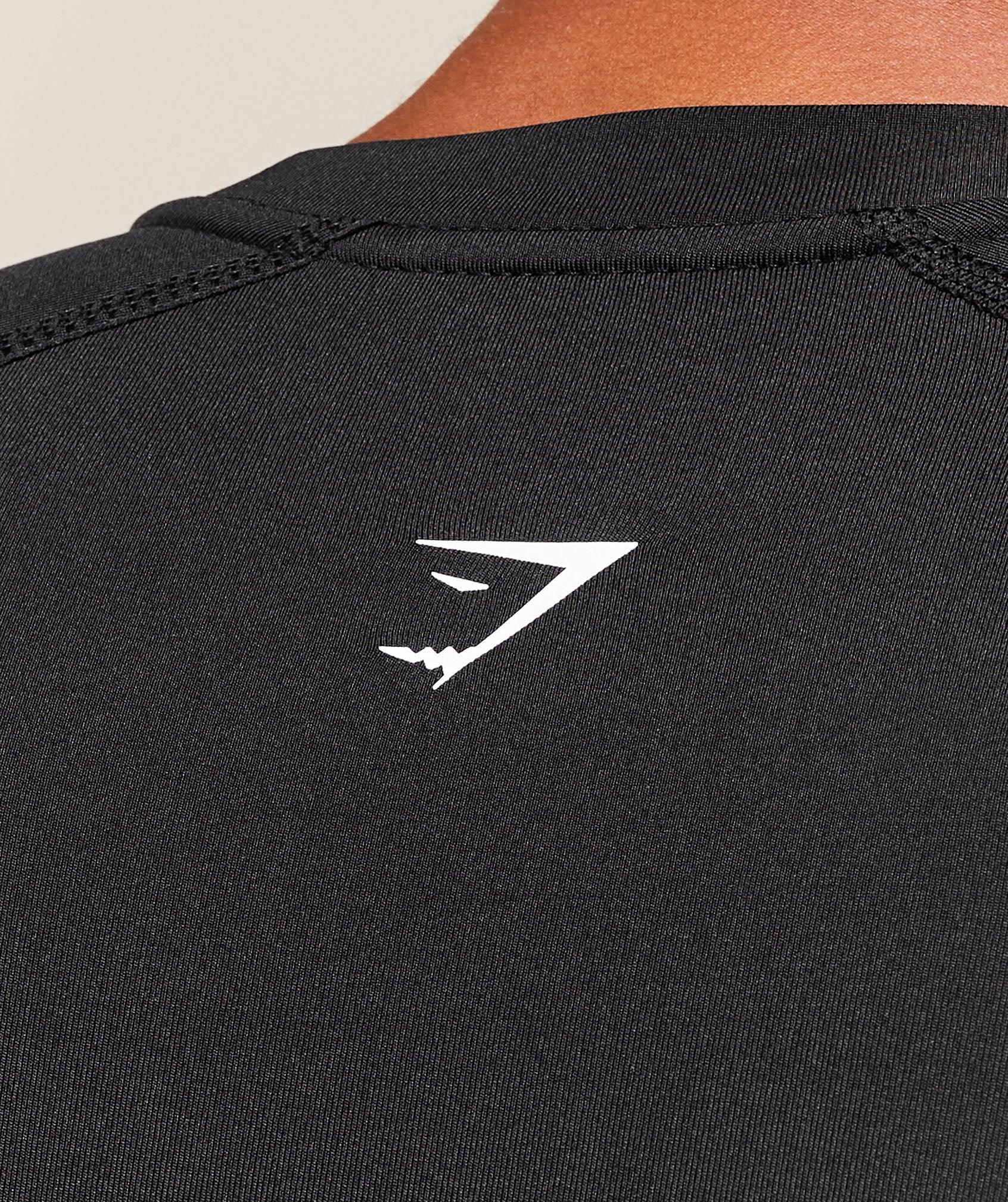 Gymshark GSLC Baselayer Long Sleeve T-Shirt - Black Male Product Image