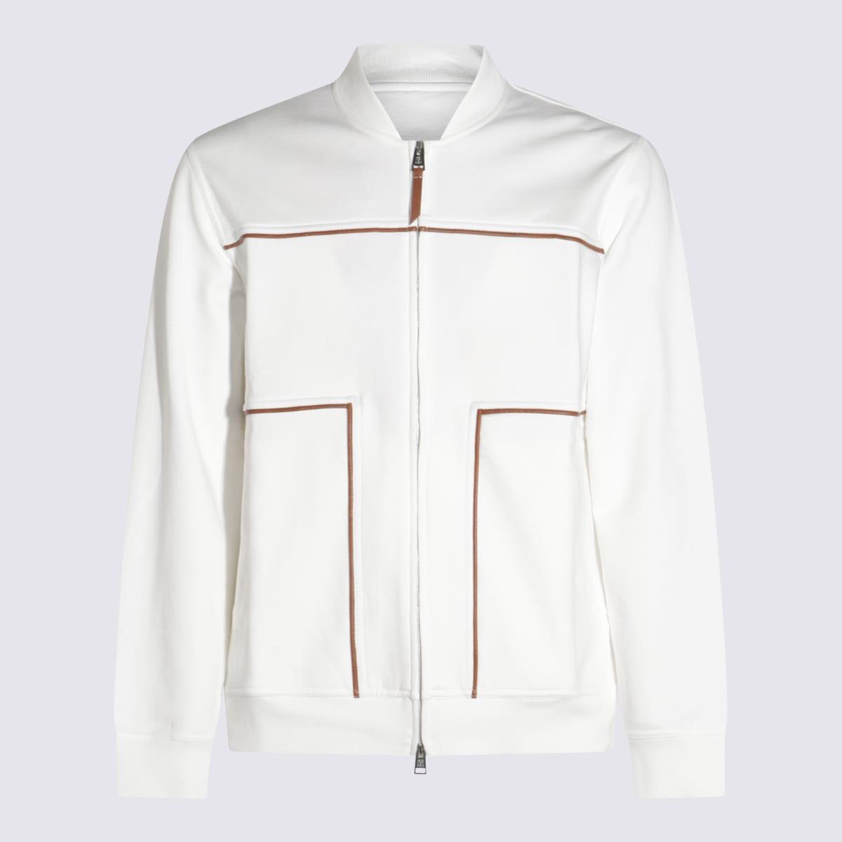 BRUNELLO CUCINELLI French Terry Sweatshirt In White Product Image