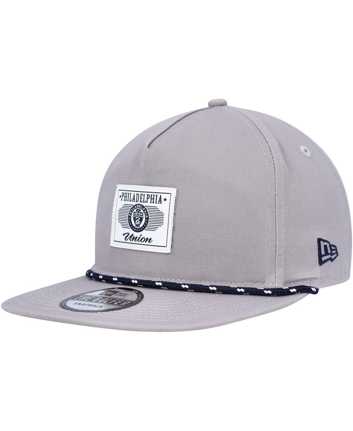 Men's New Era Gray Philadelphia Union Patch Golfer Adjustable Hat, Uni Grey Product Image