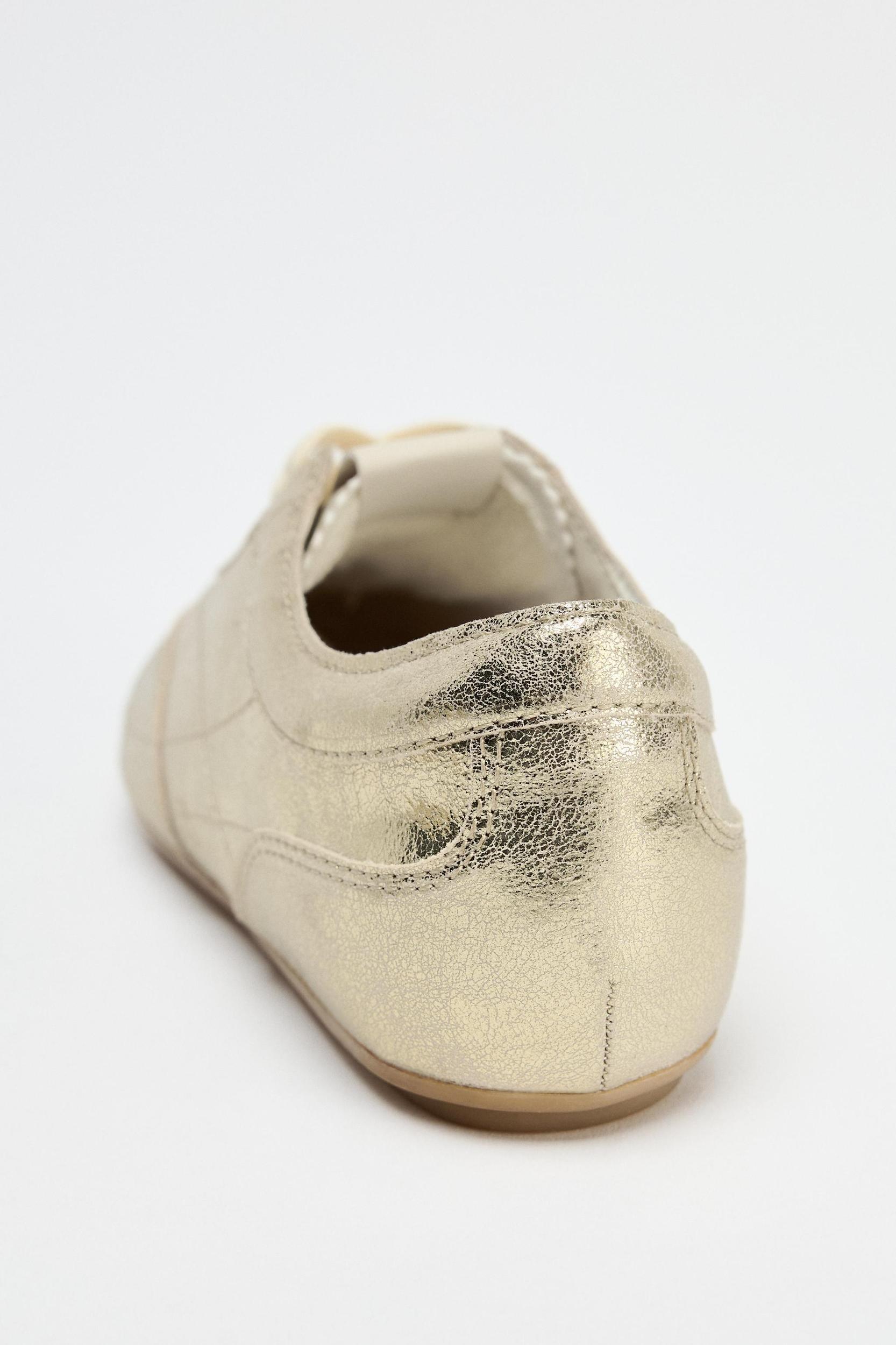 METALLIC EFFECT SNEAKERS Product Image