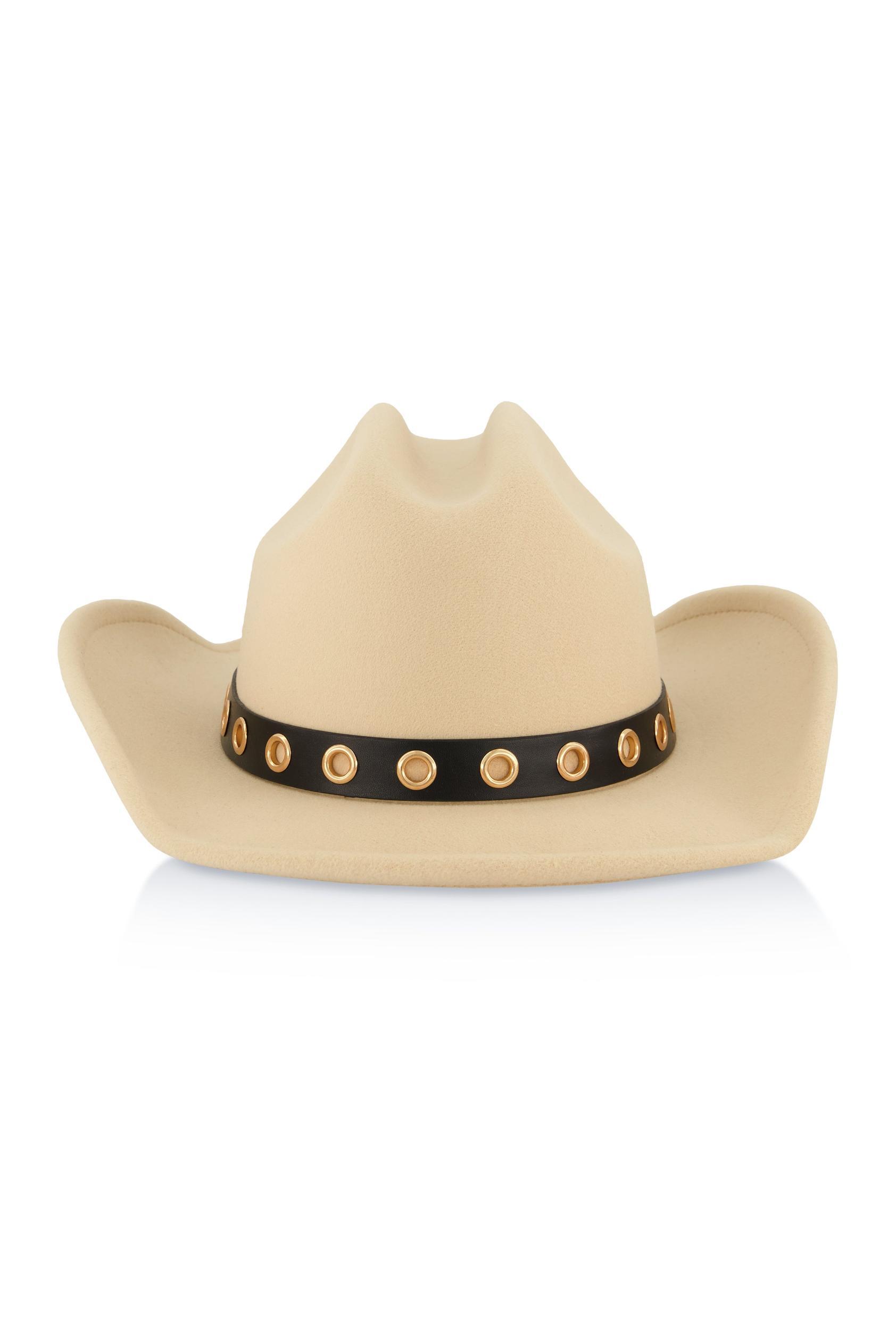 Grommet Detail Cowboy Hat Female Product Image