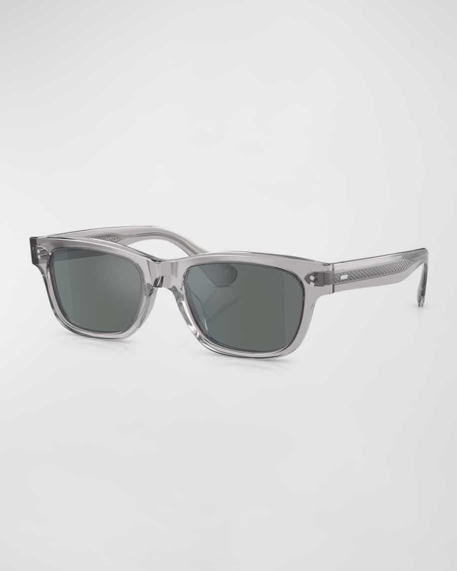 Mens Rosson Sun Acetate Rectangle Sunglasses Product Image
