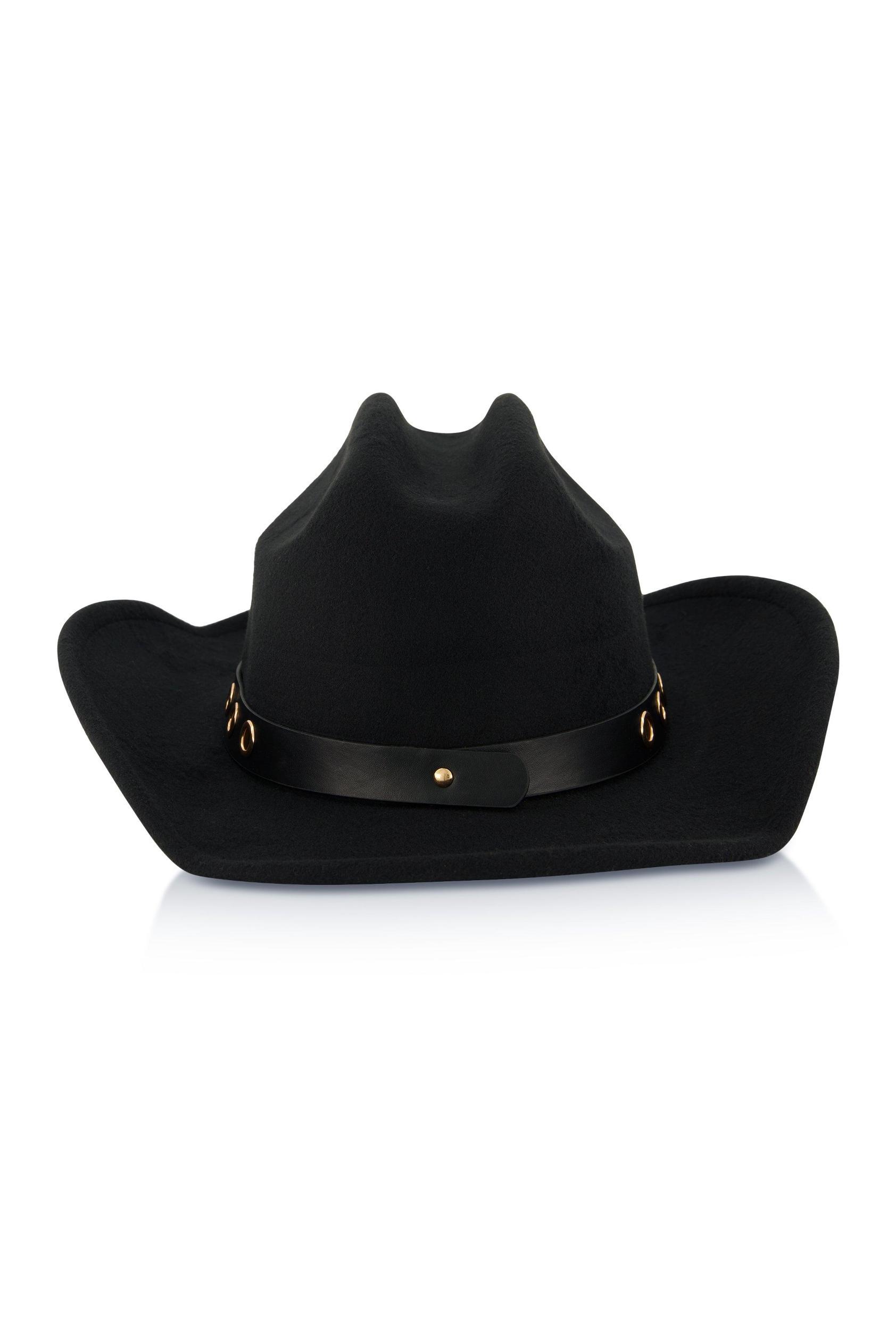Grommet Detail Cowboy Hat Female Product Image