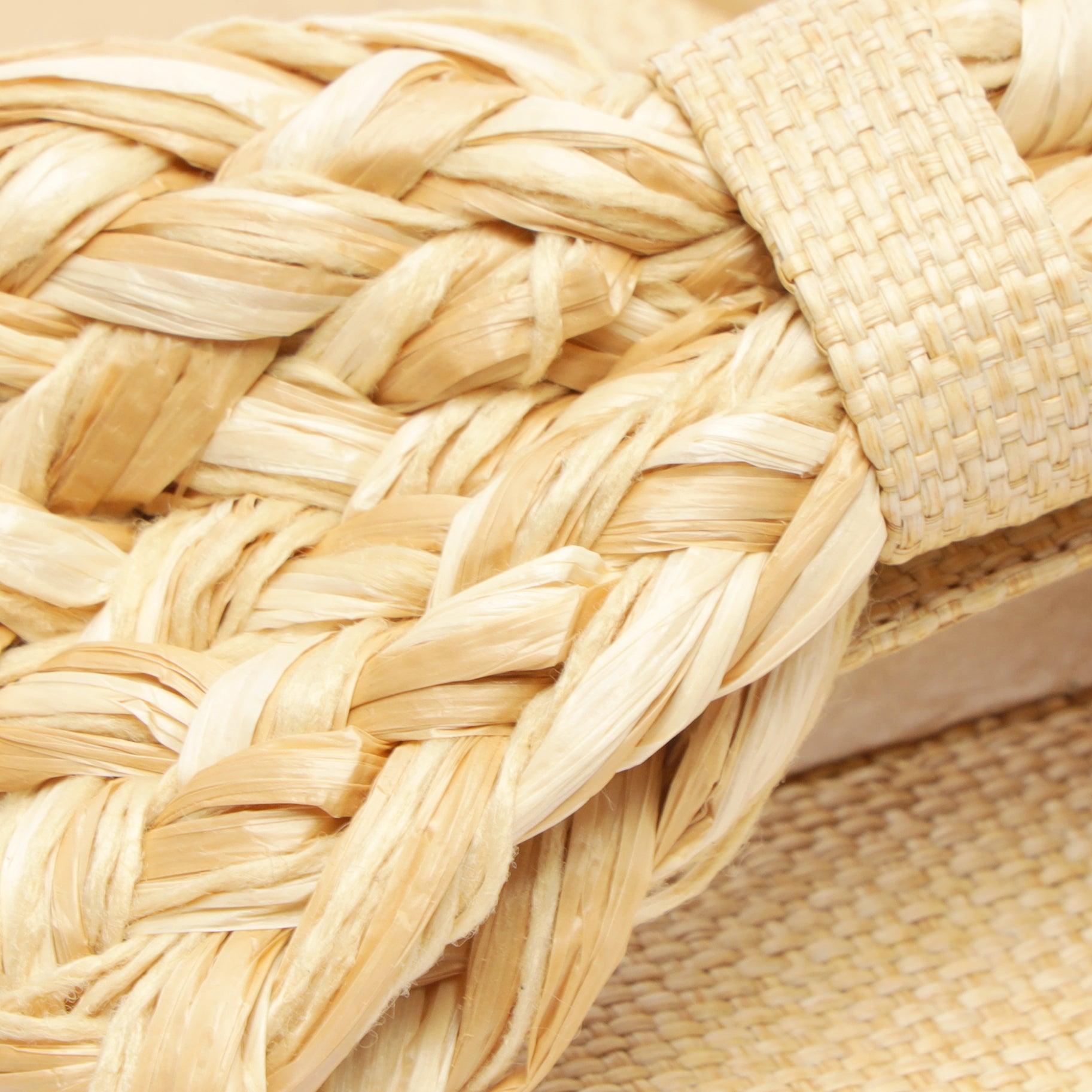 Lienne Straw Flat Sandal Product Image