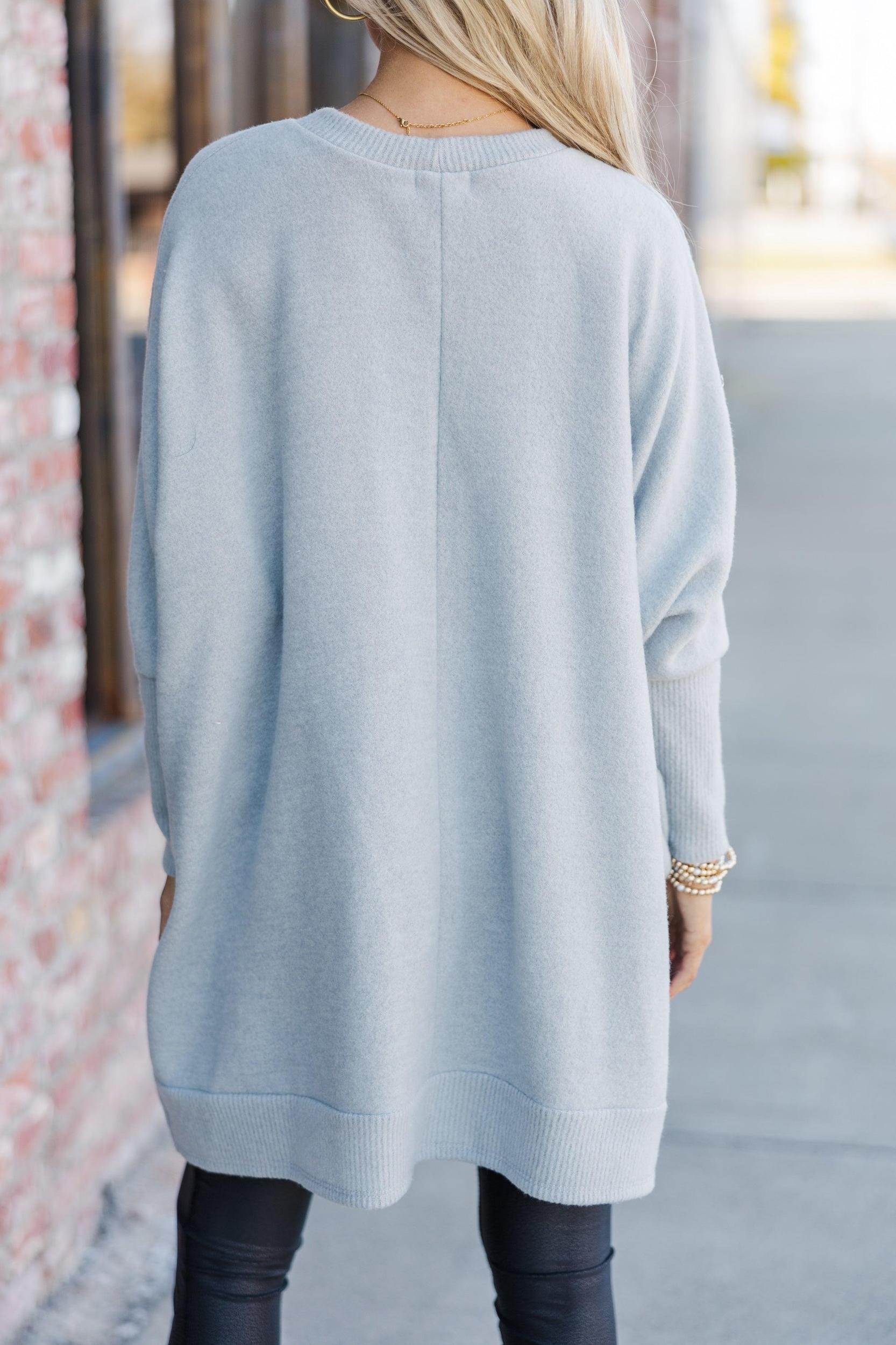 Always Fun Heather Gray Tunic Female Product Image