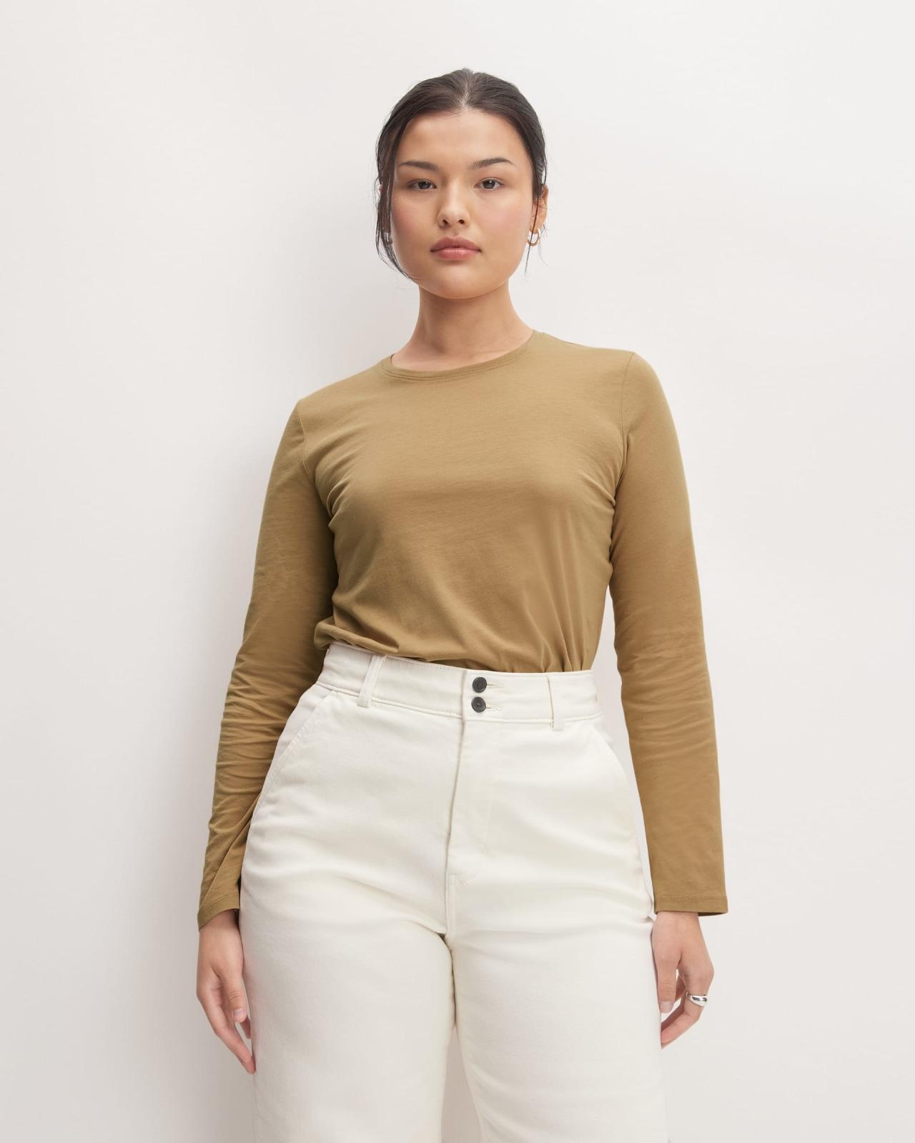 The Organic Cotton Long-Sleeve Crew Product Image