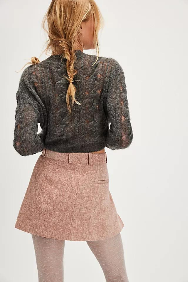 Moon River Pleated Mini Skort Product Image