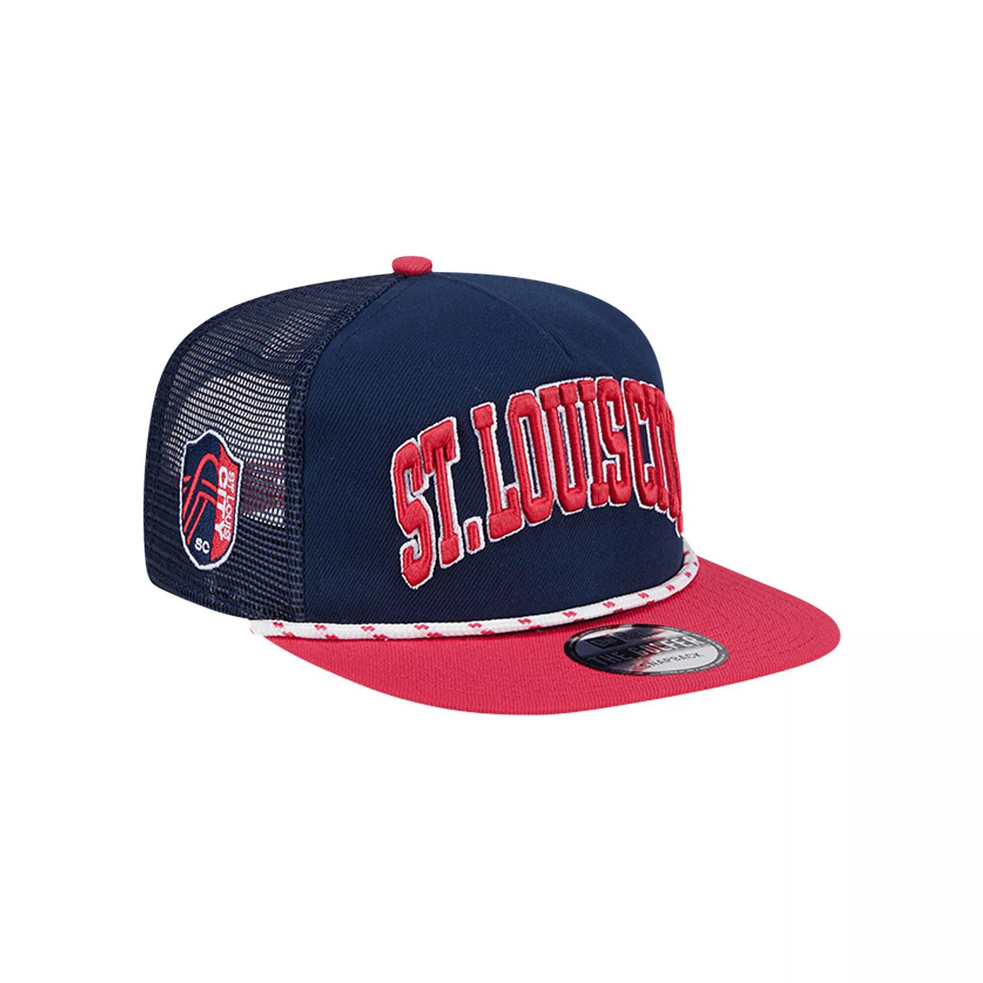 Men's New Era Navy St. Louis City SC Throwback Golfer Snapback Hat, Slc Blue Product Image