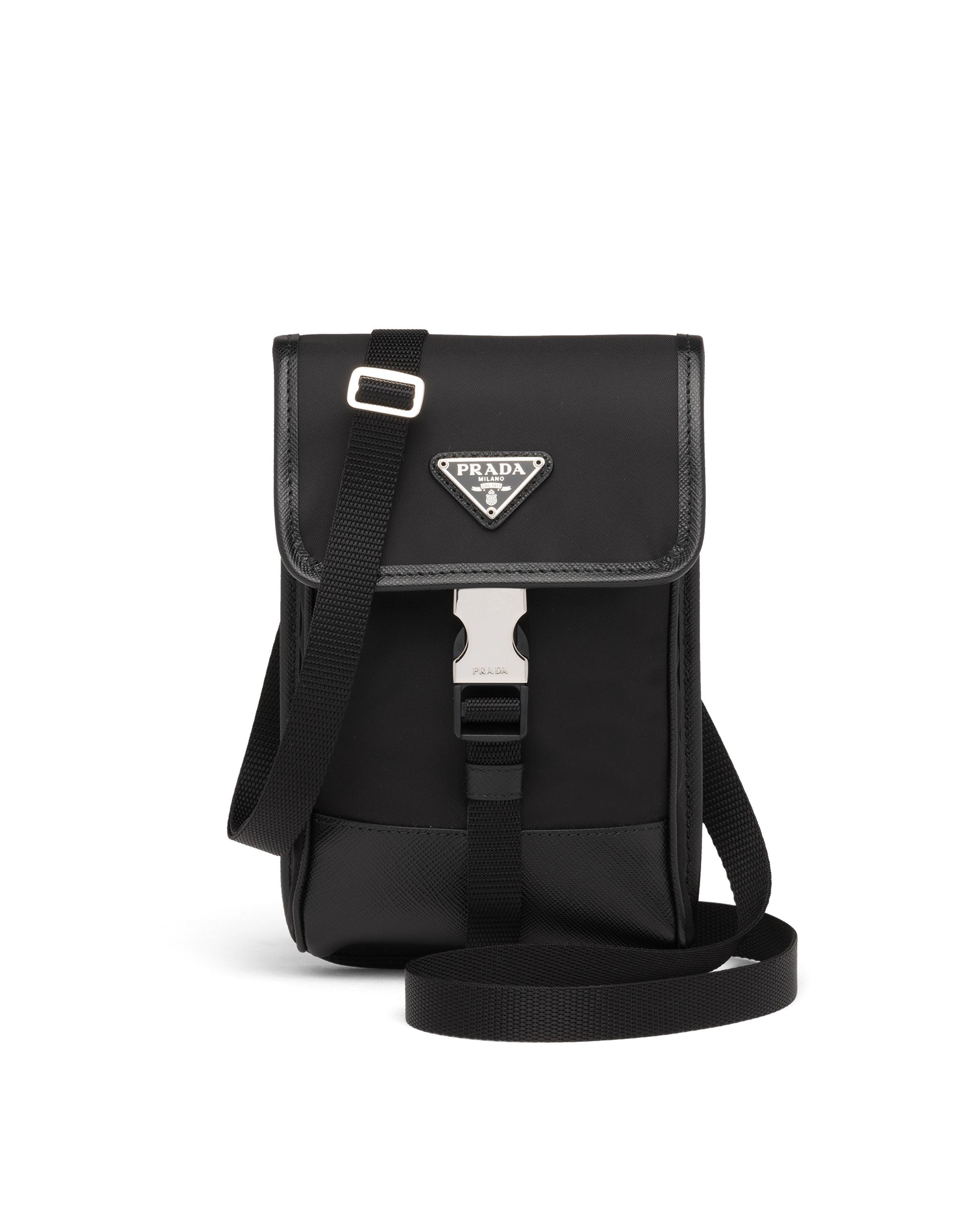 Re-Nylon and Saffiano leather smartphone case Product Image
