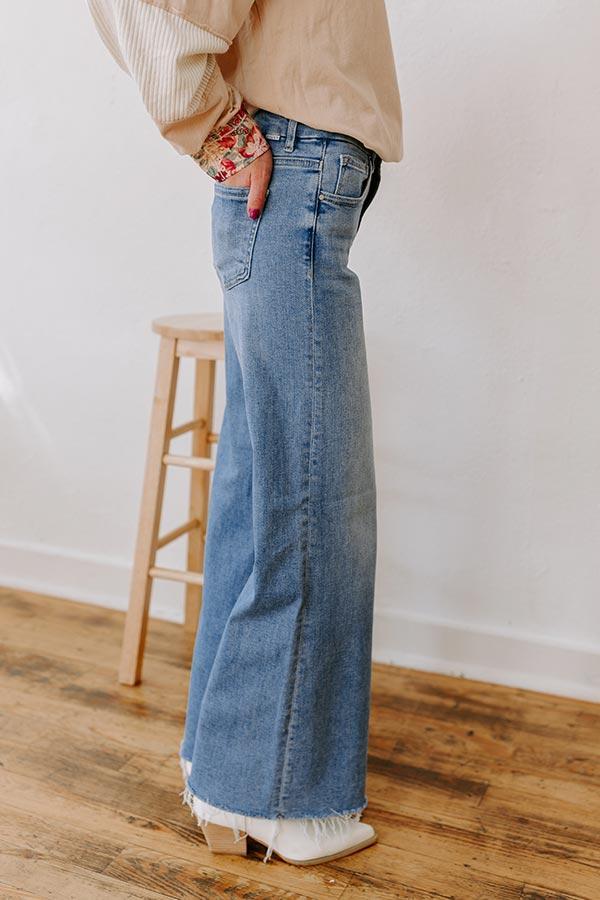 RISEN Addison High Waist Wide Leg Jean Product Image