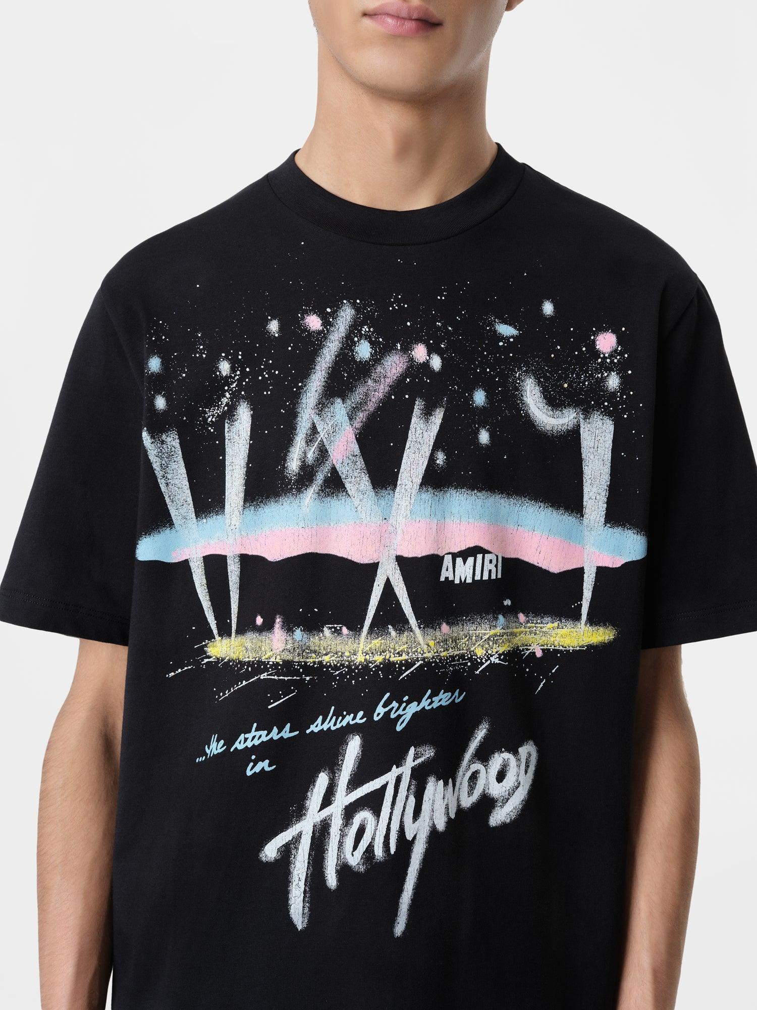 HOLLYWOOD LIGHTS TEE - Black Product Image