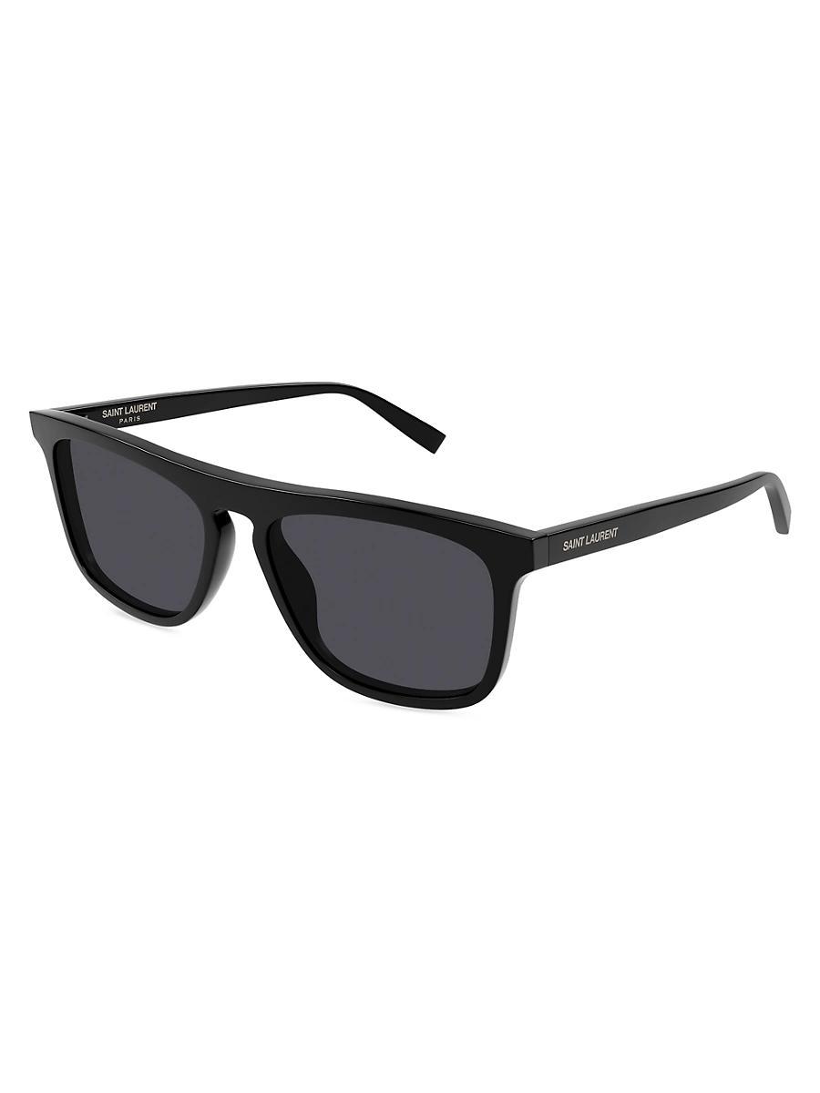 FERRAGAMO Prisma 50mm Rectangular Sunglasses In Black Product Image