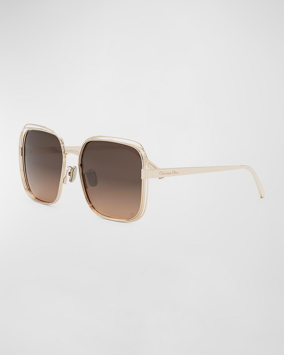 Womens 54MM Square Cat-Eye Sunglasses Product Image