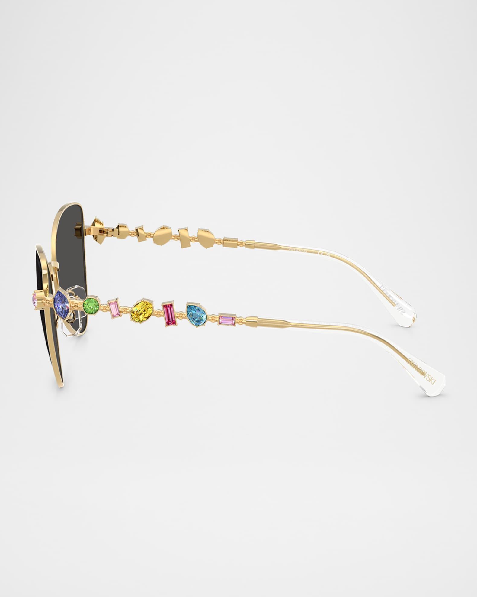 SK7034 Butterfly Crystalized Sunglasses Product Image