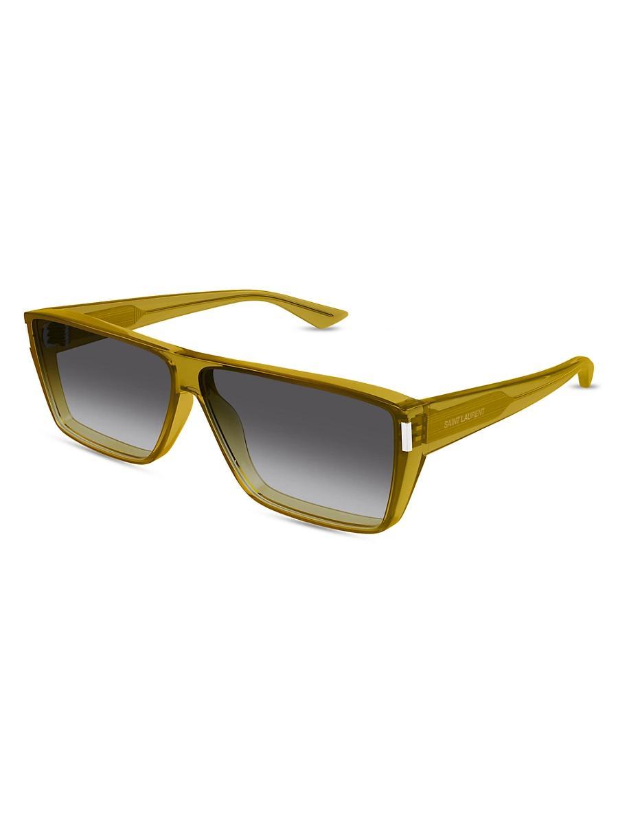 Mens Bold Contour 64MM Square Sunglasses Product Image