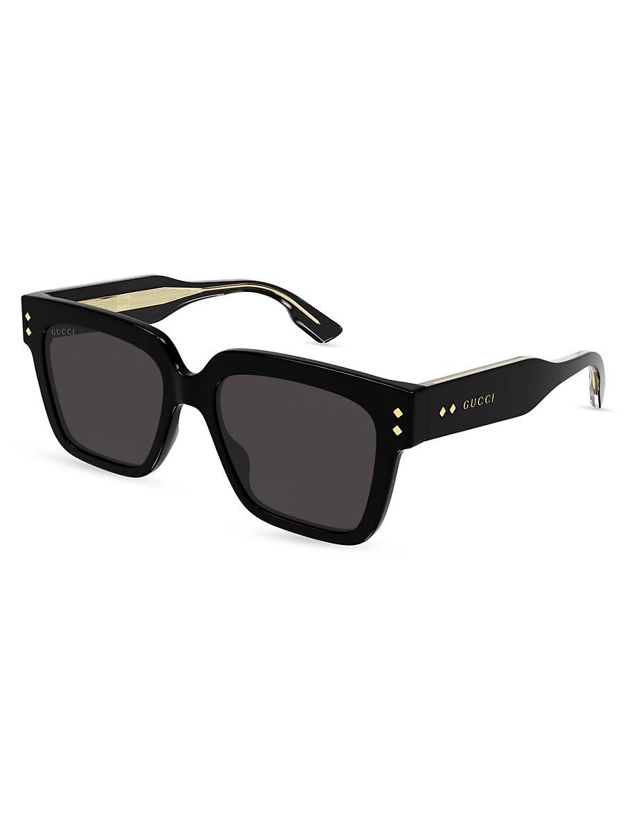 Mens Rectangle Acetate Sunglasses Product Image