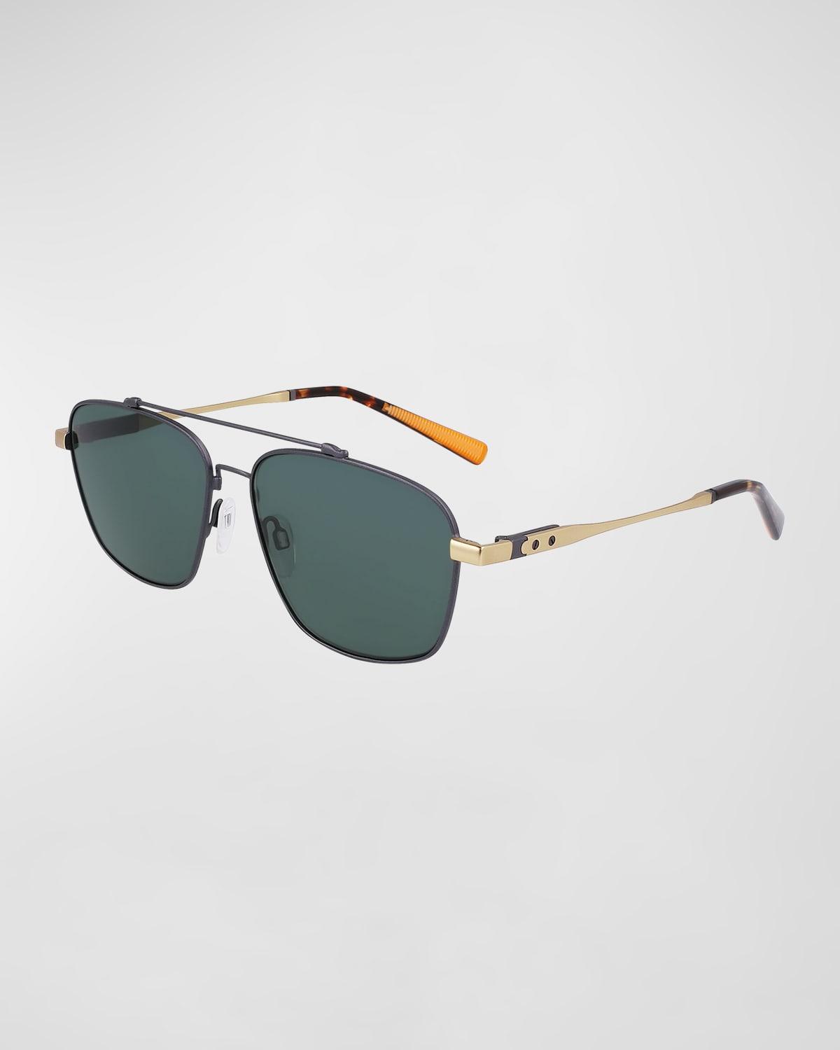 Mens 55MM Round Sunglasses Product Image