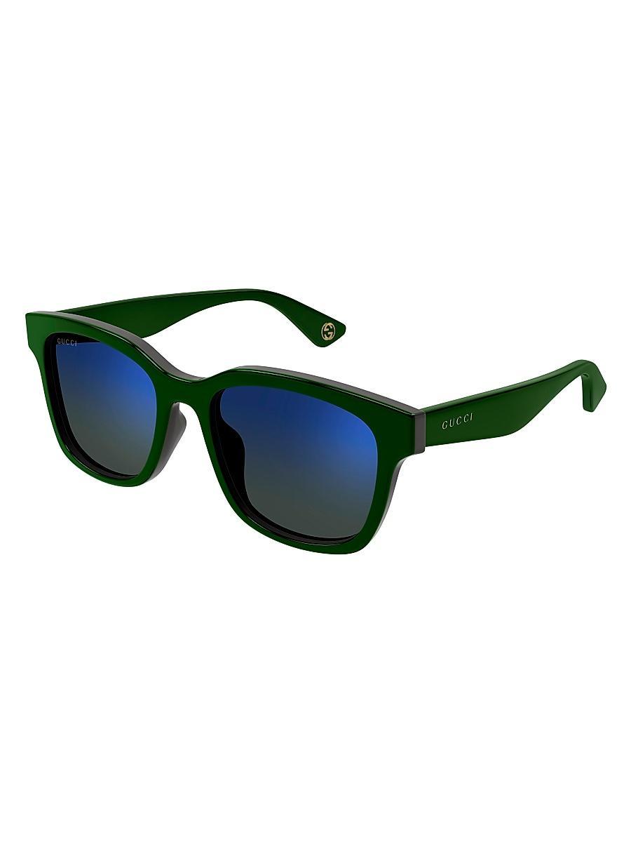 Mens Rectangle Acetate Sunglasses Product Image