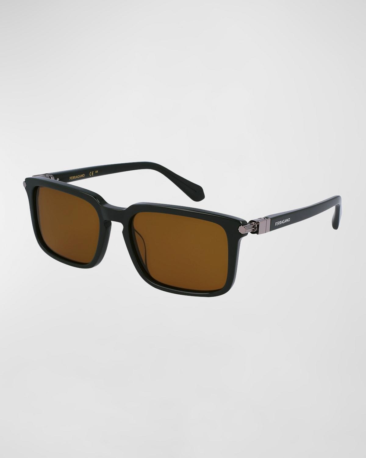 Ferragamo Prisma Rectangular Sunglasses, 56mm Product Image