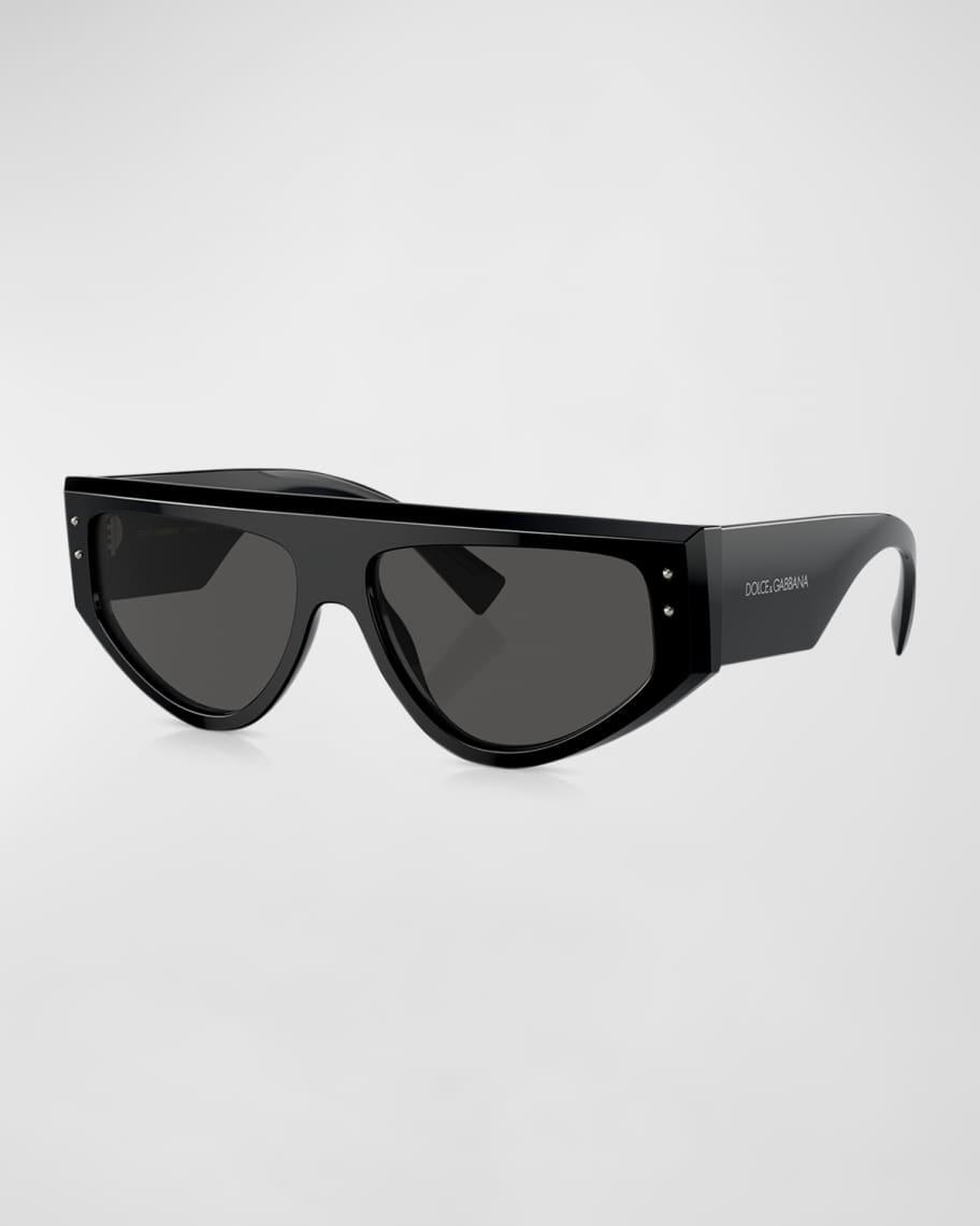 Mens 57MM Rectangular Sunglasses Product Image