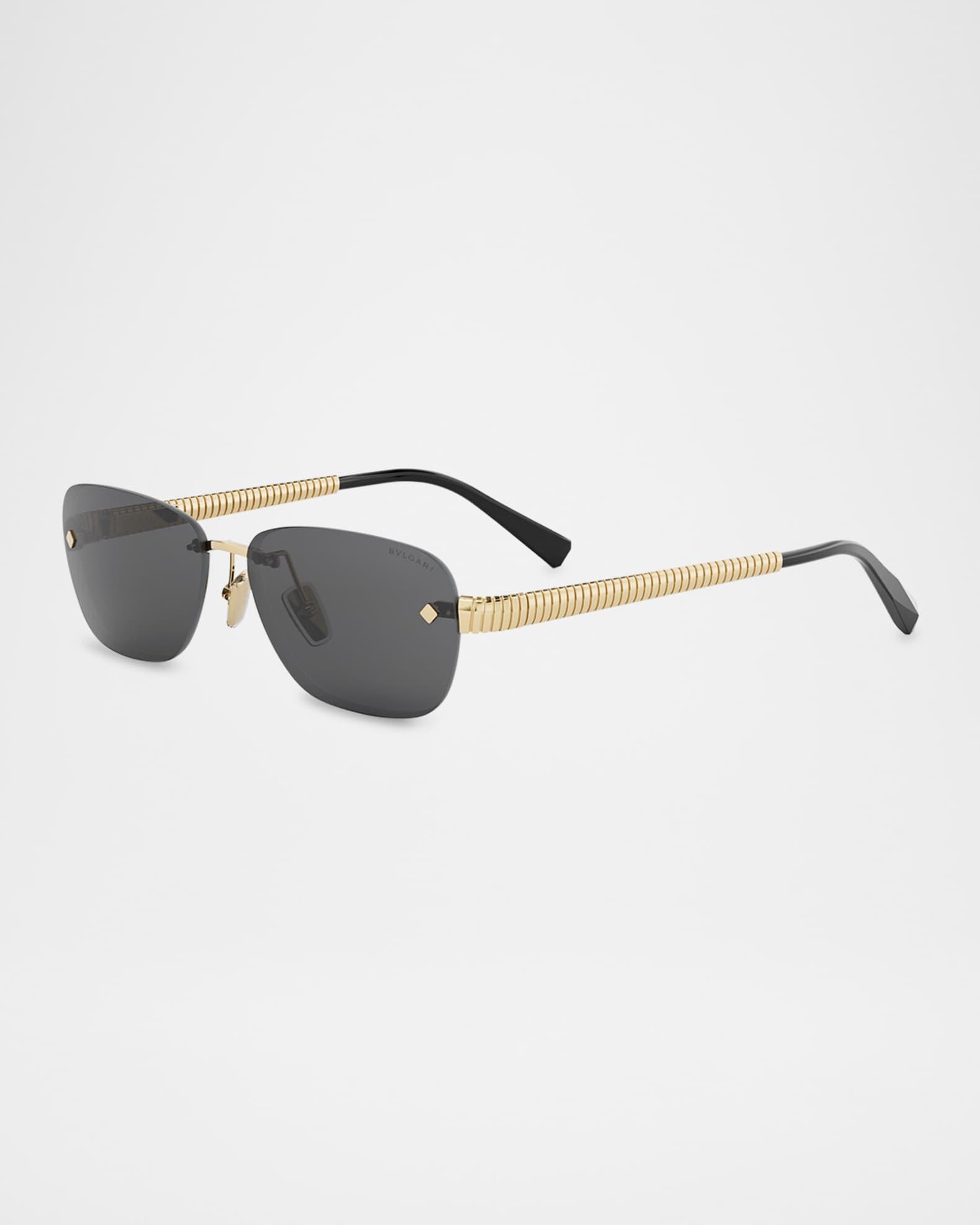 Tubogas Rimless Metal Rectangular Sunglasses Product Image