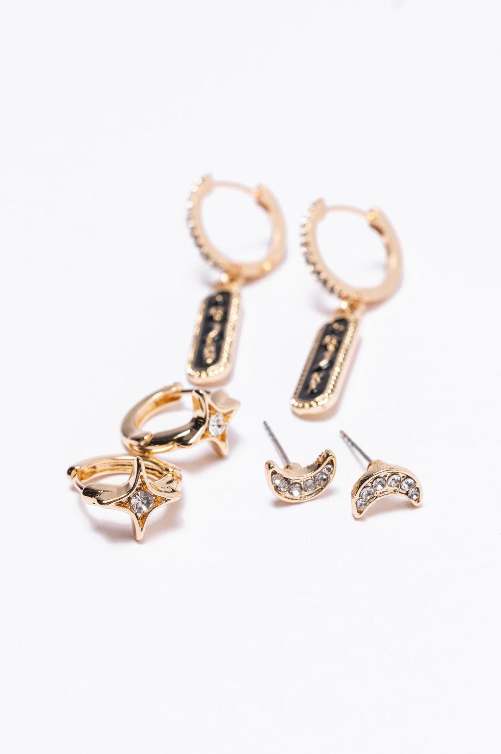 Celestial Gold Earring Set Product Image