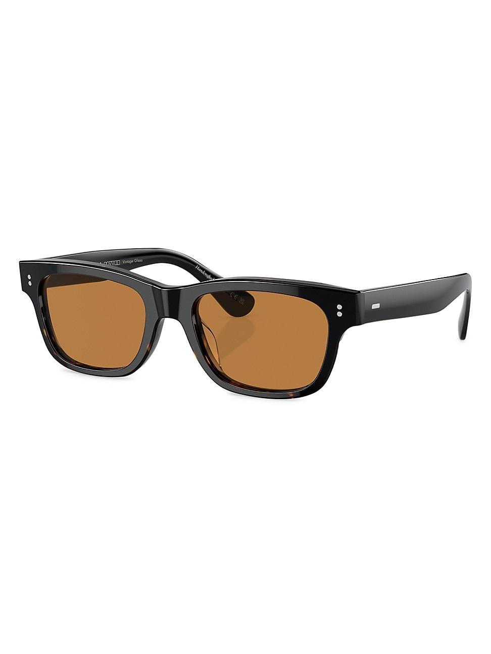 Mens Rosson Sun Acetate Rectangle Sunglasses Product Image